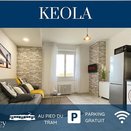 Homey Keola - Parking Prive Gratuit - Aux Portes De Geneve - Au Pied Du Tram - Appartement Avec 1 Chambre Et Un Grand Salon Avec Un Canape-Lit Ambilly Eksteriør billede