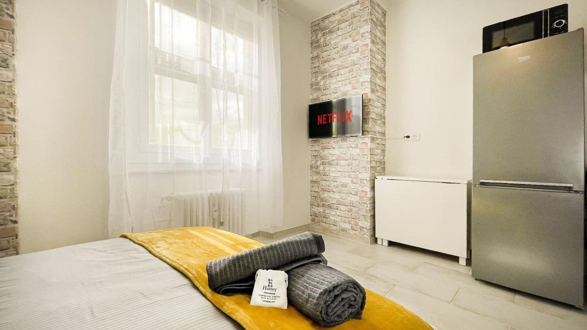 Homey Keola - Parking Prive Gratuit - Aux Portes De Geneve - Au Pied Du Tram - Appartement Avec 1 Chambre Et Un Grand Salon Avec Un Canape-Lit Ambilly Eksteriør billede