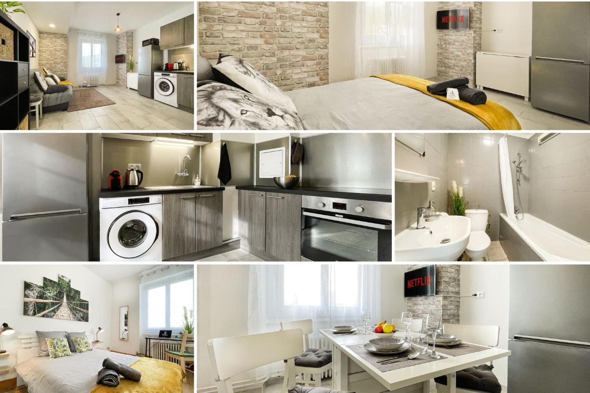 Homey Keola - Parking Prive Gratuit - Aux Portes De Geneve - Au Pied Du Tram - Appartement Avec 1 Chambre Et Un Grand Salon Avec Un Canape-Lit Ambilly Eksteriør billede