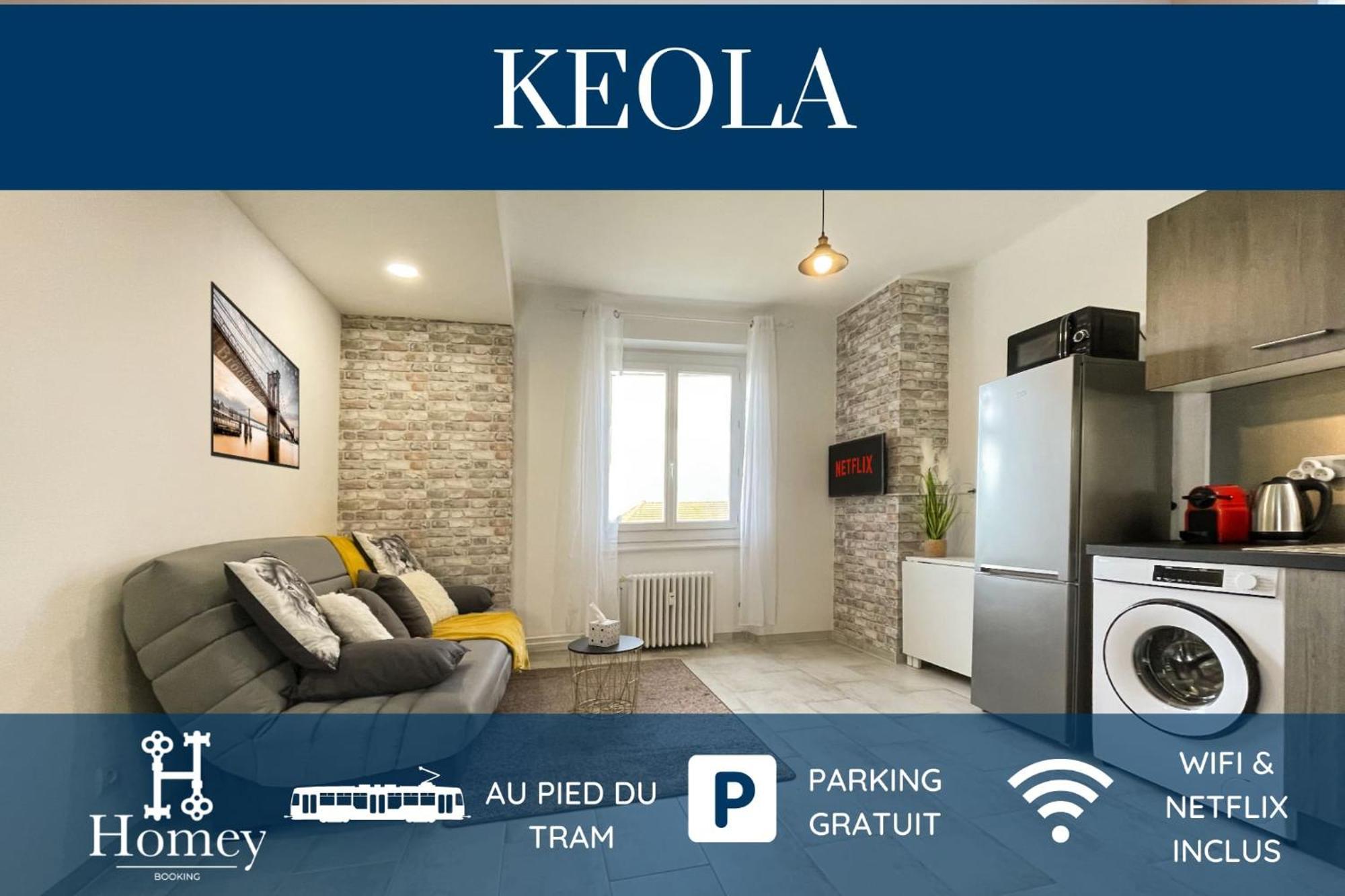 Homey Keola - Parking Prive Gratuit - Aux Portes De Geneve - Au Pied Du Tram - Appartement Avec 1 Chambre Et Un Grand Salon Avec Un Canape-Lit Ambilly Eksteriør billede